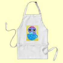Owl In A Teacup aprons