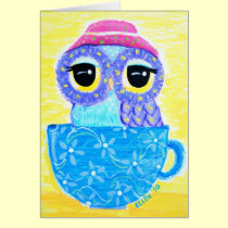 Owl In A Teacup cards