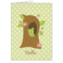 Owl in a Tree Cards