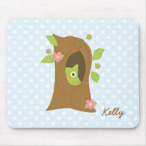 Owl in a Tree mousepads