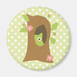 Owl in a Tree Refrigerator Magnet