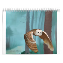 Owl in Flight Calendar