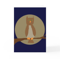 Owl in moon card by serenity_ii Owl in moon card
