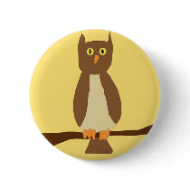 Owl in Moon pin