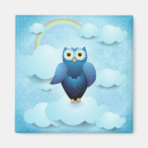 Owl in the sky magnets