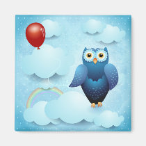 Owl in the sky magnets