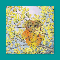 owl in tree magnets by lissame73 owl in tree magnets