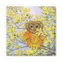 owl in tree magnets