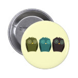 Owl in your head pinback buttons