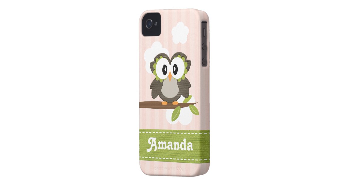 owl iphone 4 4s mate cover pink zazzle owl iphone 4 4s mate cover pink zazzle