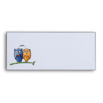 Owl Love #10 Letterhead Envelope envelopes
