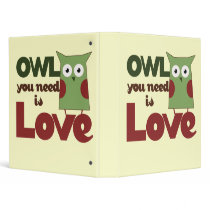 Owl Love Binders