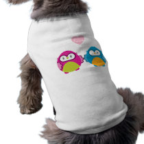 OWL LOVE :: bright girl + boy pet clothing by simplysweetart OWL LOVE :: bright girl + boy pet clothing