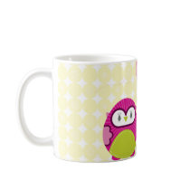 OWL LOVE :: bright girl + boy mugs by simplysweetart OWL LOVE :: bright girl + boy mugs