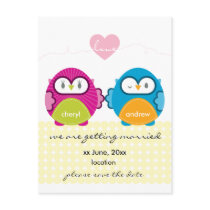 OWL LOVE :: bright girl + boy postcards