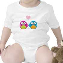 OWL LOVE :: bright girl + boy t-shirts by simplysweetart OWL LOVE :: bright girl + boy t-shirts