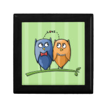 Owl Love green Gift Box gift boxes