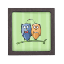 Owl Love green Premium Gift Box premium gift boxes