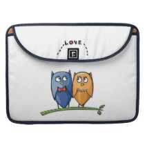 Owl Love MacBook Pro Sleeve macbook sleeves