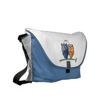 Owl Love Messenger Bag messenger bags