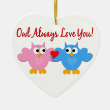 Owl Love Ornament