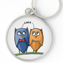 Owl Love Premium Keychain keychains