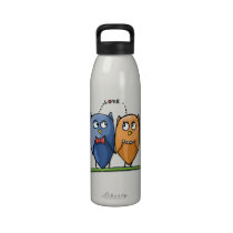 Owl Love Water Bottle water bottles