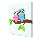 Owl love you canvas prints