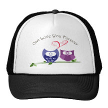 Owl Love You Forever, Cute Valentine Owls Hat
