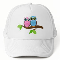 Owl love you trucker hat