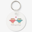 owl love you keychains