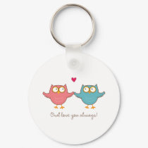owl love you keychains