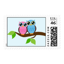 Owl love you postage stamps