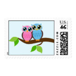 Owl love you postage stamps