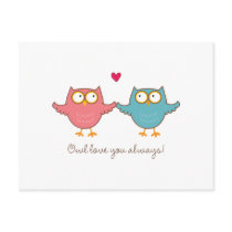 owl love you postcards by zuzuspetals owl love you postcards