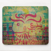 Owl Madness mousepads by Krissy_B Owl Madness mousepads