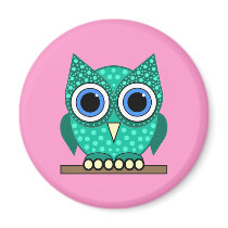 owl fridge magnets