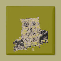 Owl Magnet magnets