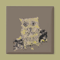 Owl Magnet magnets