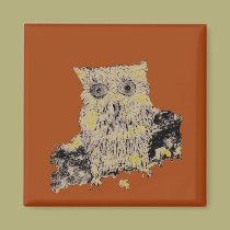 Owl magnet magnets