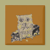 Owl Magnet magnets