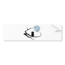 Owl & Moon bumper stickers