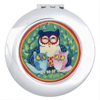 Owl Mother's day Mirrors For Makeup