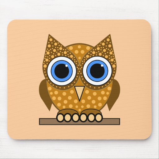owl mouse pad Zazzle