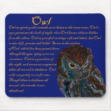 Owl Mousepad