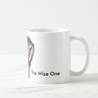 Owl Mug with 'This Belongs To The Wise One' text