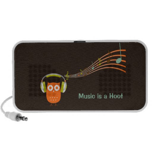 Owl Music Notes Speaker