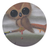 owl never give in stickers