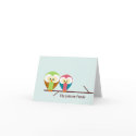 Owl Note Card - Mod