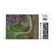 'Owl of Minerva' postage stamp